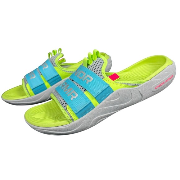 Under Armour UA Ignite Alpha Slides Sandals 3025051-104 Mens 14 Womens 15.5W New - Picture 5 of 9